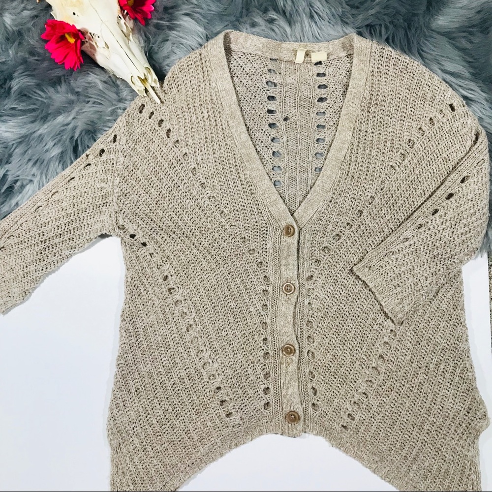 Anthropologie Moth Theca Handkerchief Cardigan - Picture 6 of 8